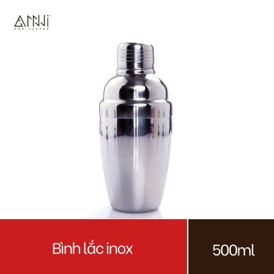Bình lắc Shaker Inox - bình lắc pha chế (500ml) - Chất liệu Inox cao cấp, bền, đẹp, shaker cocktail, trà sữa